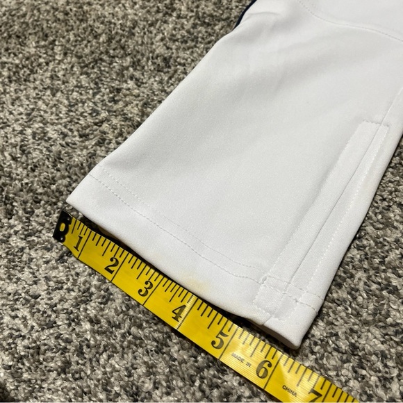 Champro Open Bottom Loose Fit Youth XS Baseball Pants White & Navy Stripe Note!! - Picture 5 of 13